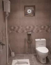 توالت فرنگی و توالت ایرانی و سیفون سرویس بهداشتی ویلا در عباس آباد